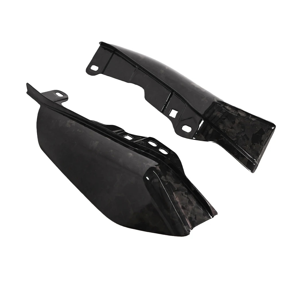 New Forged Carbon Fiber Head Shield and Air Deflector with 12-Month Warranty for 09-23 Street Glide FLHT FLHR FLTRU FLTRX